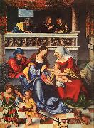 Lucas  Cranach The Holy Family oil painting picture wholesale